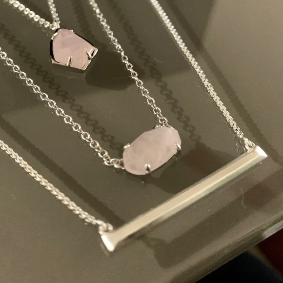 KENDRA SCOTT Rhodium Plated Ever Pendant Necklace - Picture 5 of 10